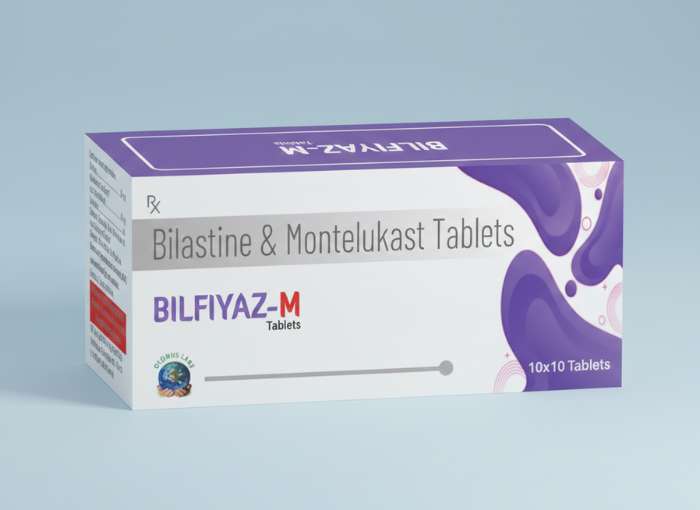 Bilastine 20 mg + Montelukast 10 mg Tablets