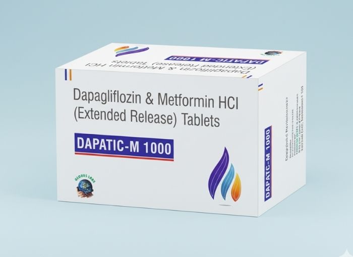 Dapagliflozin 10 mg + Metformin Hydrochloride 1000 mg ER Tablets