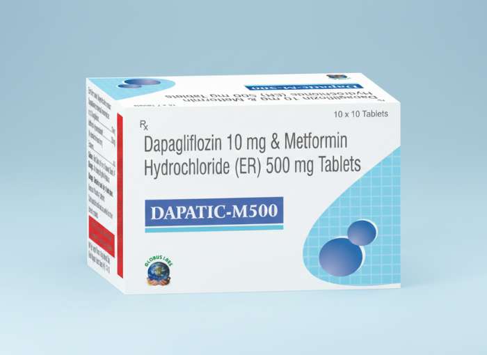 Dapagliflozin 10 mg and Metformin Hydrochloride 500 mg