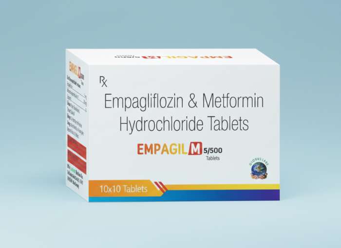 Empagliflozin 5 mg & Metformin 500 mg Tablets