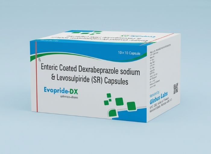 Enteric-Coated Dexrabeprazole Sodium & Levosulpiride (SR) Capsules