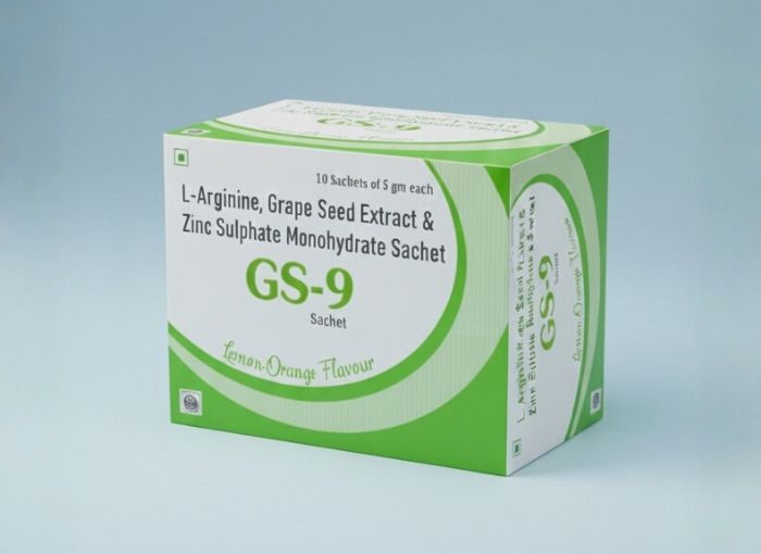L-Arginine, Grape Seed Extract & Zinc Sulphate Monohydrate Sachet