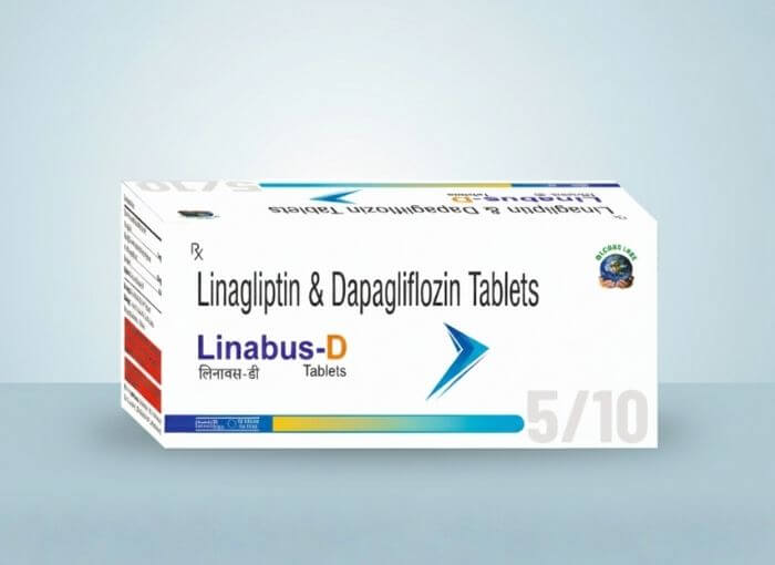 LINAGLIPTIN 5 mg + DAPAGLIFLOZIN 10 mg Tablets