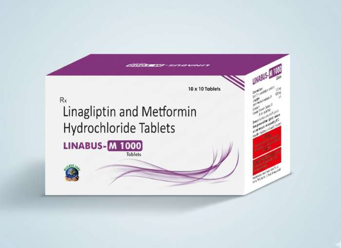 LINAGLIPTIN 2.5 mg + METFORMIN HYDROCHLORIDE 1000 mg Tablets