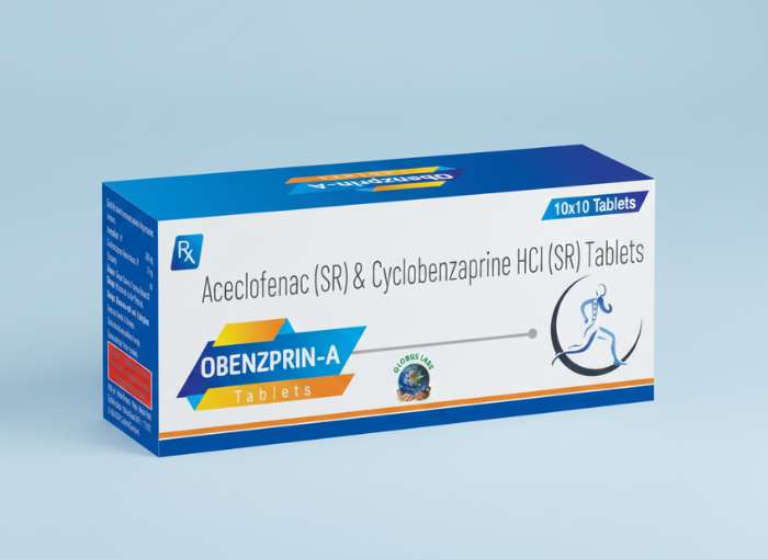 Aceclofenac (SR) & Cyclobenzaprine HCl (SR) Tablets