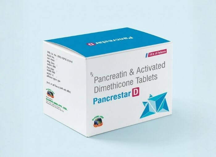 Pancreatin & Activated Dimethicone Tablets