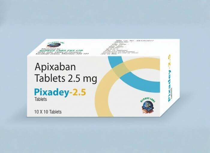 Apixaban 2.5 mg Tablets