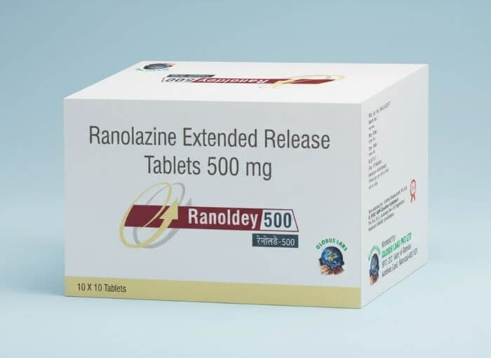 Ranolazine Extended Release 500 mg Tablets