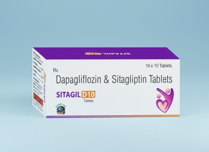Sitagliptin 100 Mg + Dapagliflozin 10 Mg