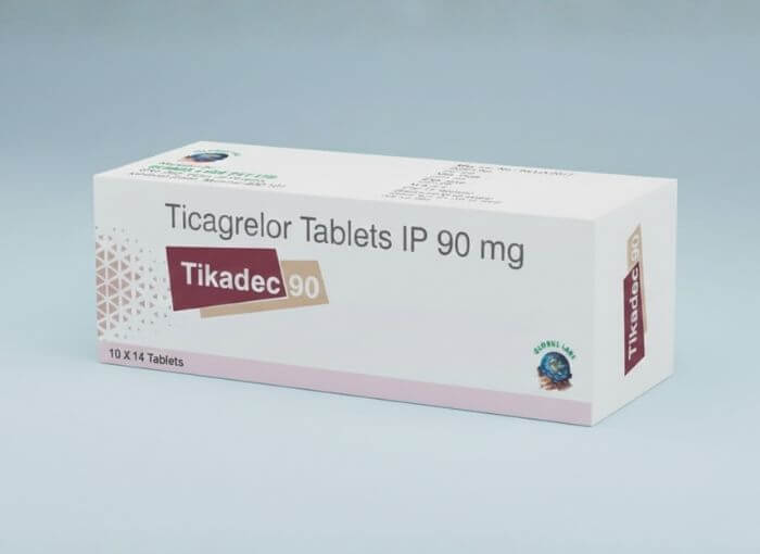 Ticagrelor IP 90 mg Tablets
