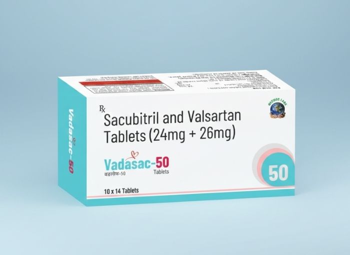 Sacubitril 24 mg + Valsartan 26 mg Tablets