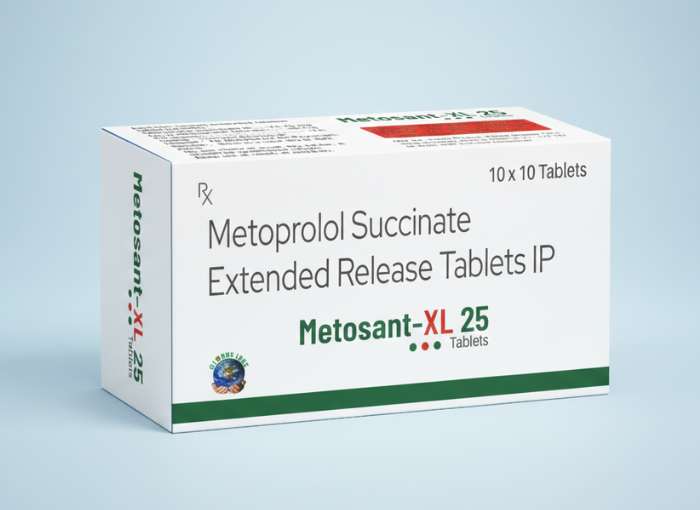 Metoprolol Succinate Extended Release Tablets IP 25 mg