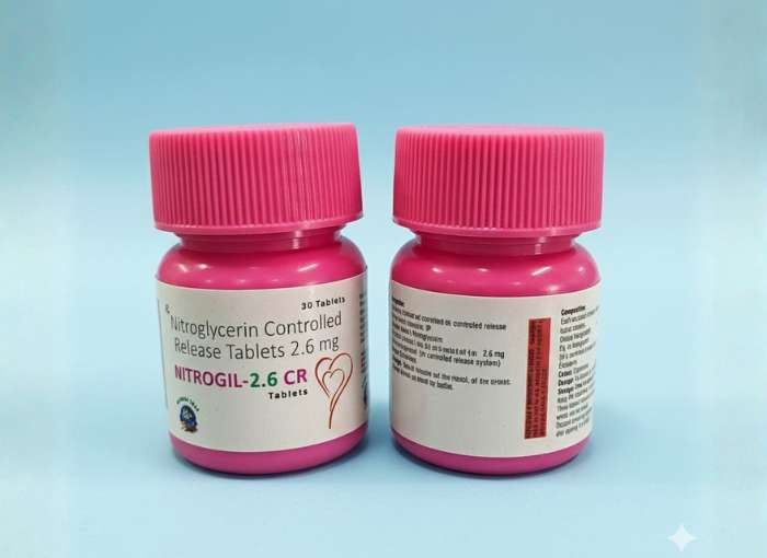 Nitroglycerin 2.6 mg Tablets IP