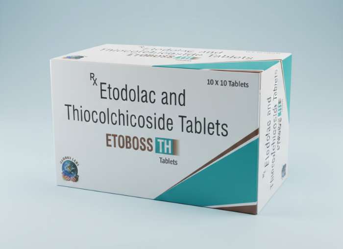 Etodolac & Thiocolchicoside Tablets IP