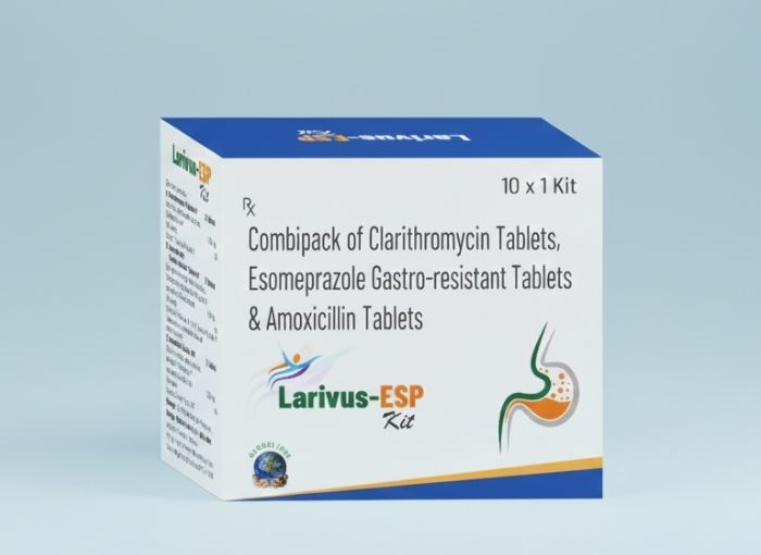 Esomeprazole, Clarithromycin & Amoxicillin Combipack
