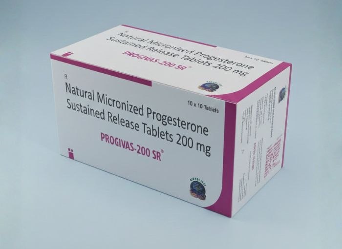 Natural Micronized Progesterone (200 mg SR) Tablets