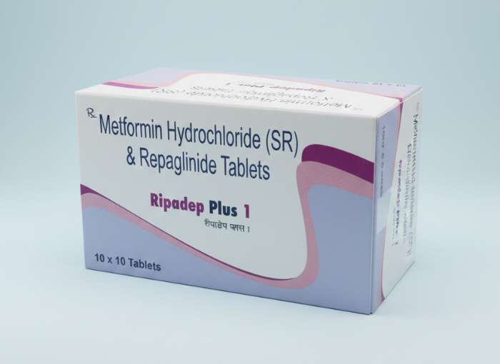 Repaglinide 1 mg & Metformin 500 mg Tablets IP