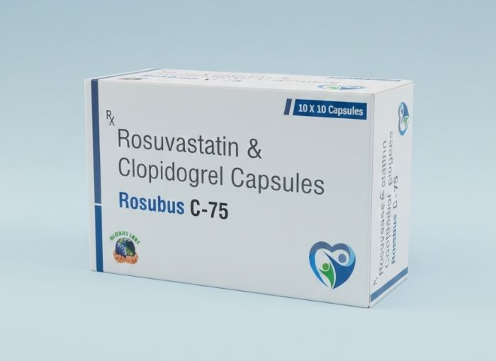 Rosuvastatin 10 mg & Clopidogrel 75 mg Capsules IP