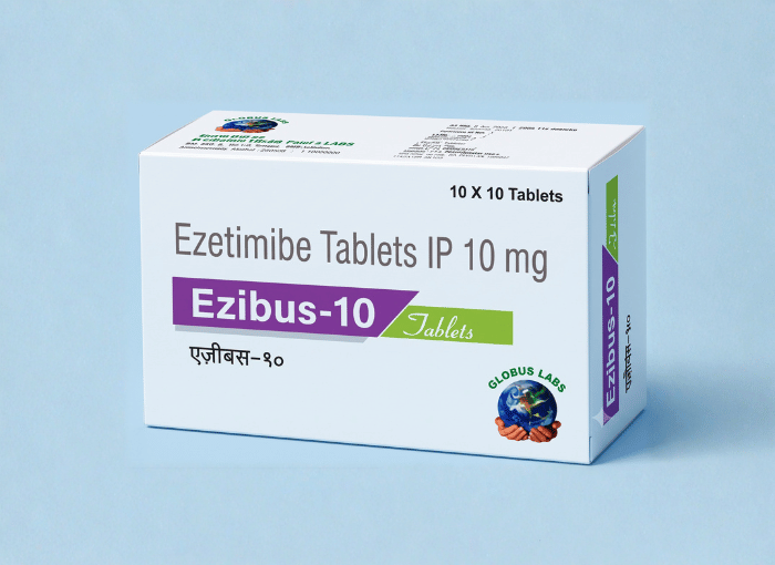 Ezetimibe Tablets IP 10 mg