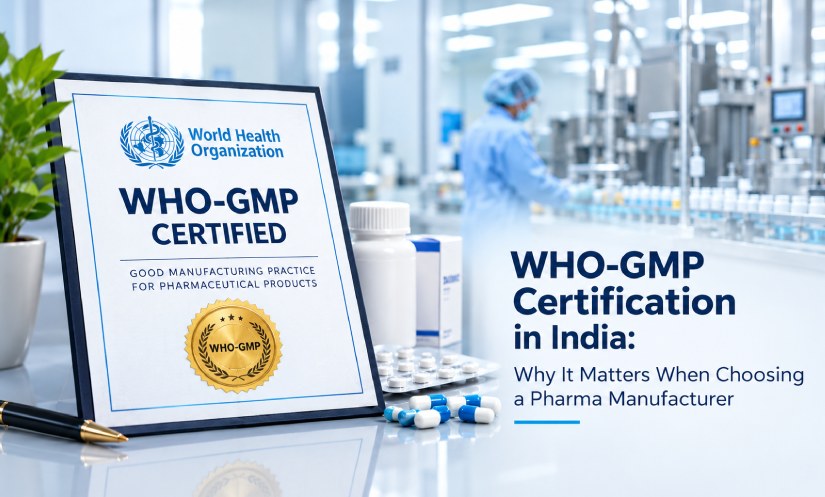 WHO-GMP Certification in India: Why It Matters When Choosing a Pharma Manufacturer